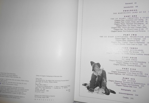 Magicien d'Oz : Histoire picturale officielle 50e anniversaire - John Fricke. HC 1er - Photo 2 sur 9