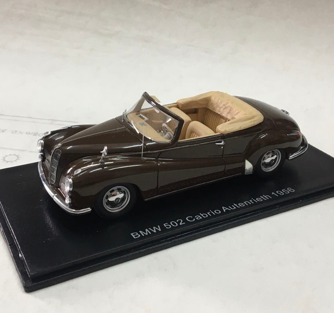NEO 1/43 Scale Resin Model BMW 502 Cabrio Autenrieth 1956 | eBay