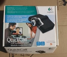 QUICK CALL - USB SPEAKER PHONE - LOGITECH Telephone Computer UsB in Box