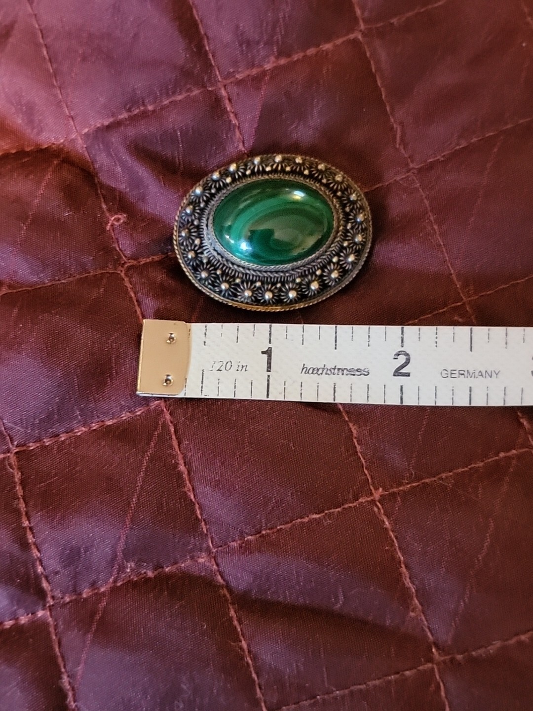 Beautiful Victorian Solid Silver Scottish Malachi… - image 6