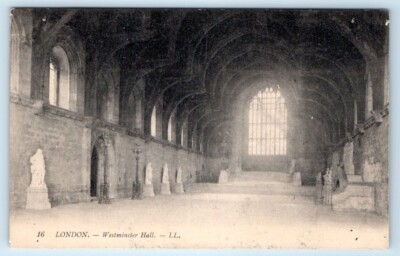 London - Westminster Hall ENGLAND UK LL. Postcard