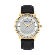 Kenneth Cole New York Men's Transparency Dial Watch Leather Band KCWGE21742522