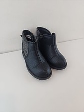 Carter's Toddler Girls Black Glitter Boot Bootie Size 6
