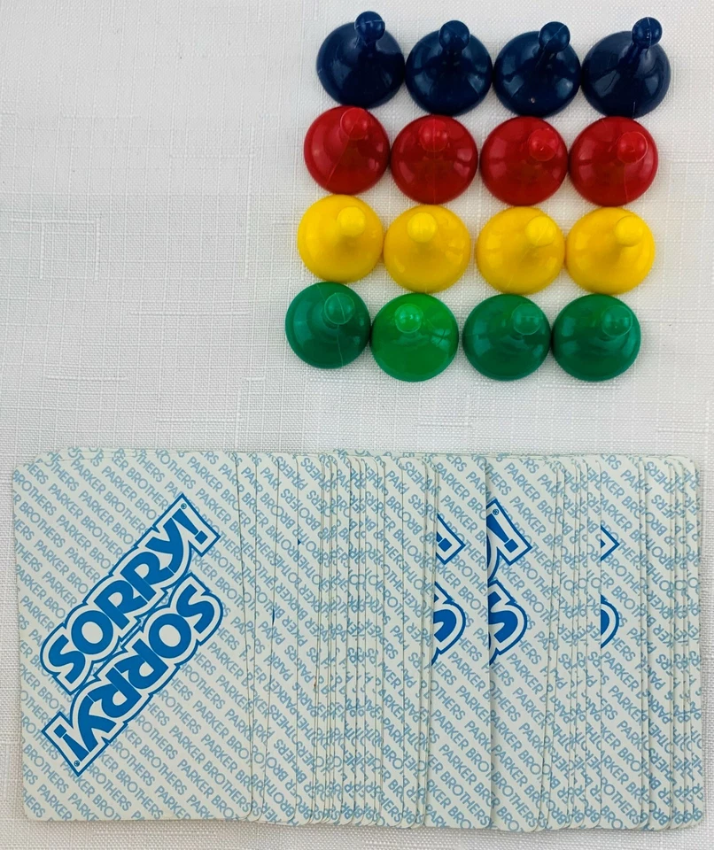 1972 Sorry! Game by Parker Brothers Complete in Very Good Condition FREE SHIP - Image 2 of 4