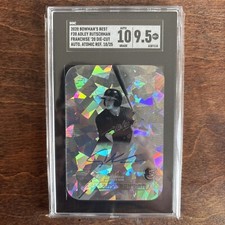 2020 Bowman's Best Adley Rutschman Die-Cut Auto RC Atomic Refractor /25 SGC 9.5