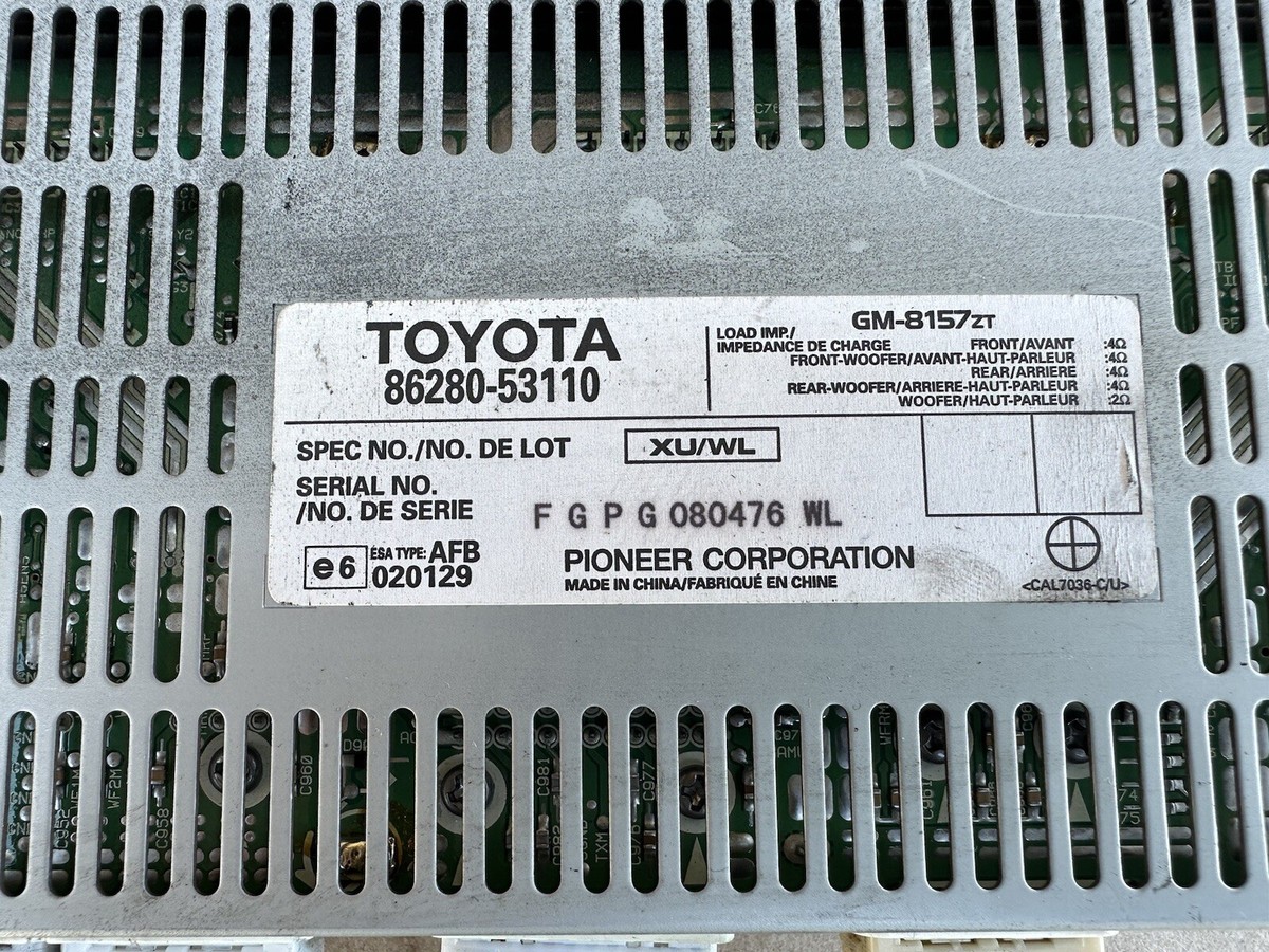 2006-2009 Lexus IS250 IS350 OEM Pioneer Stereo Radio Amplifier