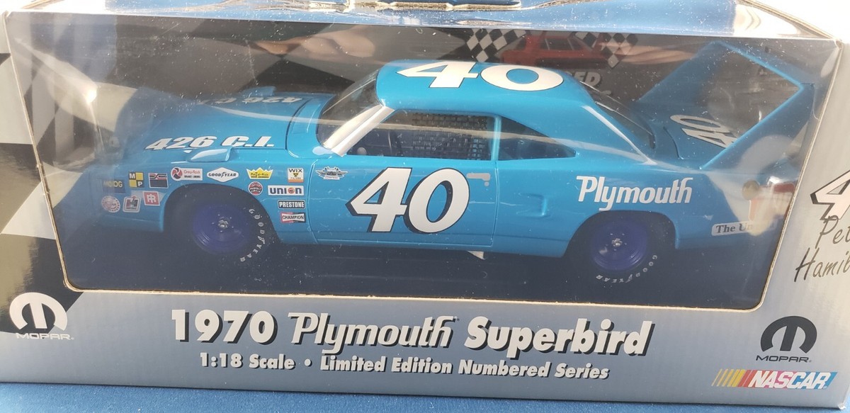 RC2 ERTL Winged Warriors 1970 Plymouth Superbird #40 Pete Hamilton