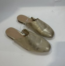 Universal Thread Women's Brooklyn Backless Mules Gold 5.5 