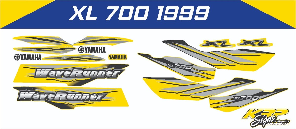 YAMAHA WAVERUNNER XL 700 1999 Graphics / Decal / Sticker Kit