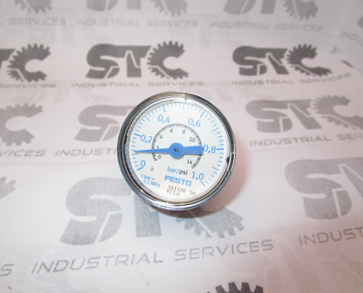 #ad FESTO Mat 161126 Pressure gauge manometer MAP 40 1 1 8 EN back thread FAST SHIPP $55.00