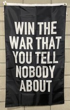 Motivational Flag Free Ship Win The War You Tell Nobody About Lift USA 3x5' Sign