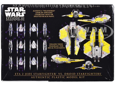 STAR WARS Jedi Starfighter 2種セット SKILL 2 MODEL KIT ETA 2 JEDI & DROID STARFIGHTERS SET STAR WARS 1