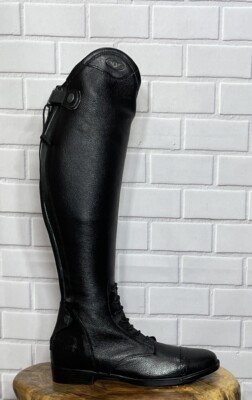 Bottes D’équitation TuffRiver Belmont – Cuir Noir – Femme Taille 11 – Neuves Avec Boîte