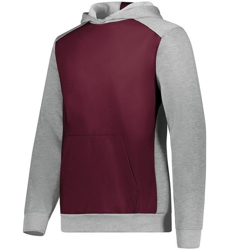 Augusta Sportswear 6866 Youth Eco Revive Triblend Fleece Hoodie Sweatshirt - Picture 6 of 13