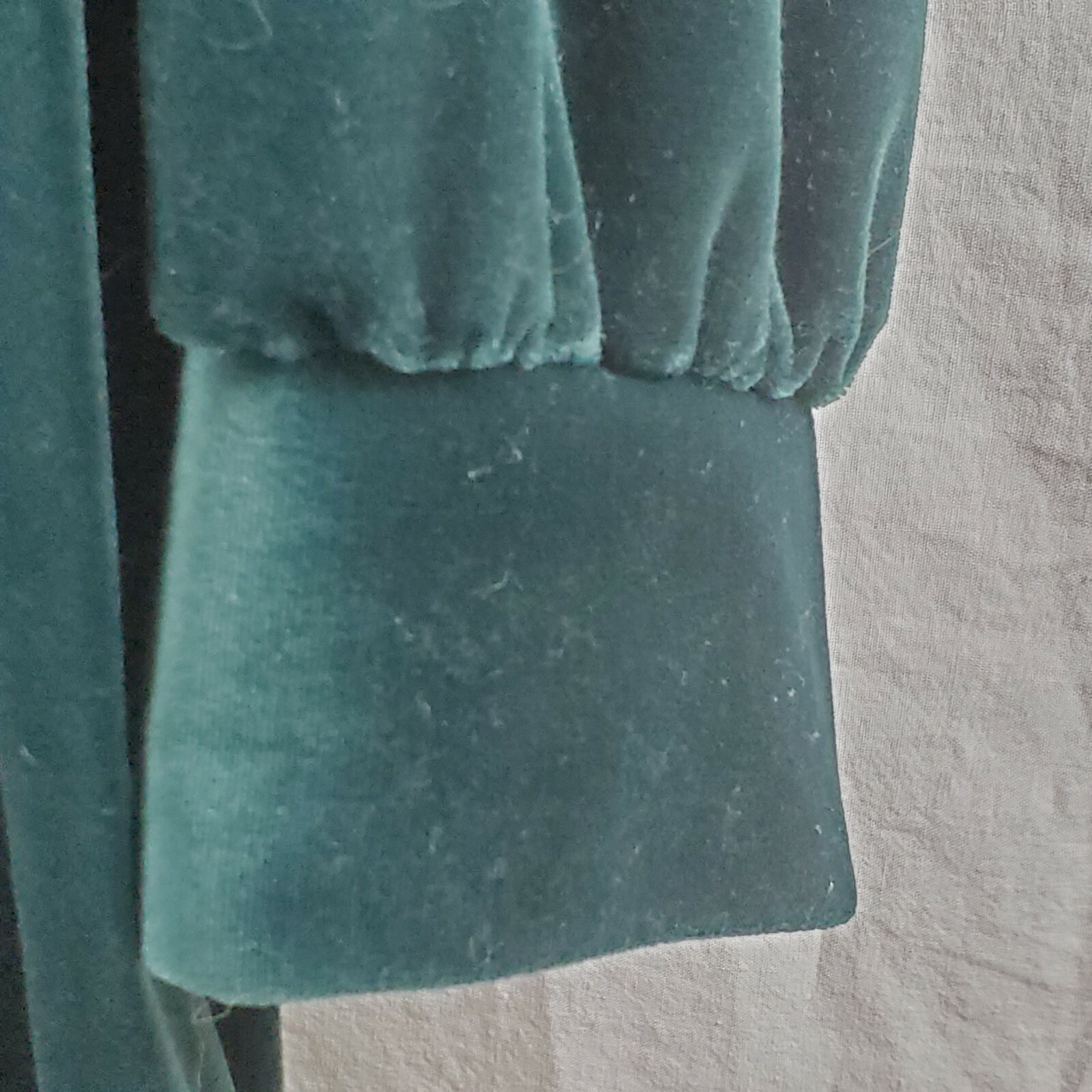 Vintage Amanda Stewart Velour Velvet Robe XL Green Co… Gem