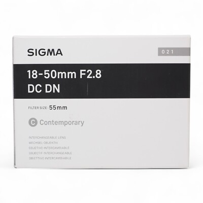 Sigma Contemporary 18-50mm 2.8 DC DN Fujifilm X-Mount Objektiv Fuji - NEU & OVP
