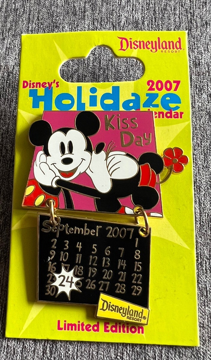 DISNEY DLR MICKEY & MINNIE HOLIDAZE SEPTEMBER CALENDAR LIMITED