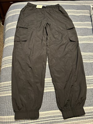 Fabletics Women's Lightweight Cargo Jogger Pants Small NWT Black $89.95