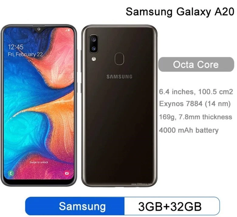 jaban 112台セットGalaxy A20 ■3GB/32GB※訳アリ Samsung Galaxy A20 SM-A205U 32GB+3GB RAM 6.4