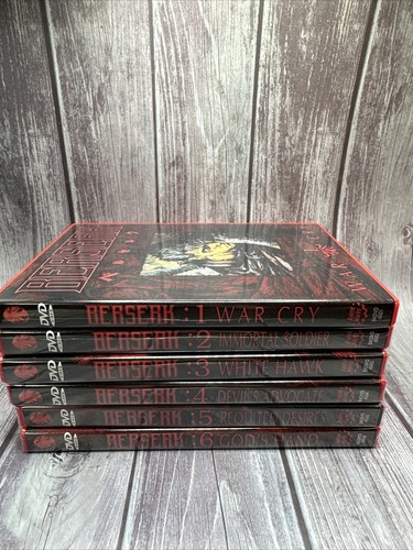 Berserk Box Of War 2002 Anime DVD Box Set All Sealed Except 1- See Pics - Picture 9 of 11
