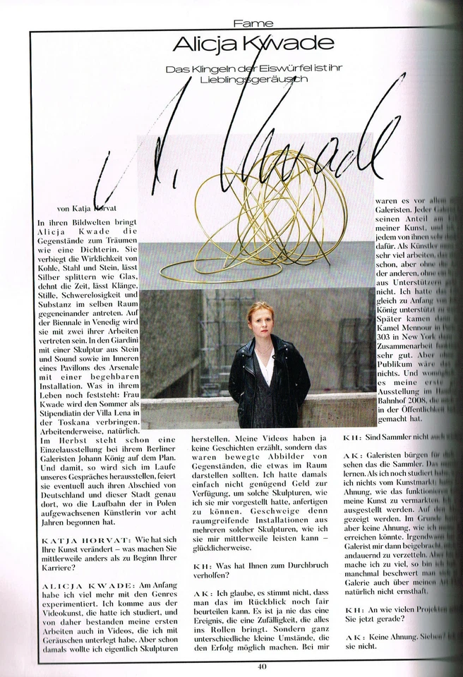 German InterVIEW Magazine Spring 2017 JANE MOSELEY Ella Rumpf CHLOE SEVIGNY @NEW - Image 3 of 4