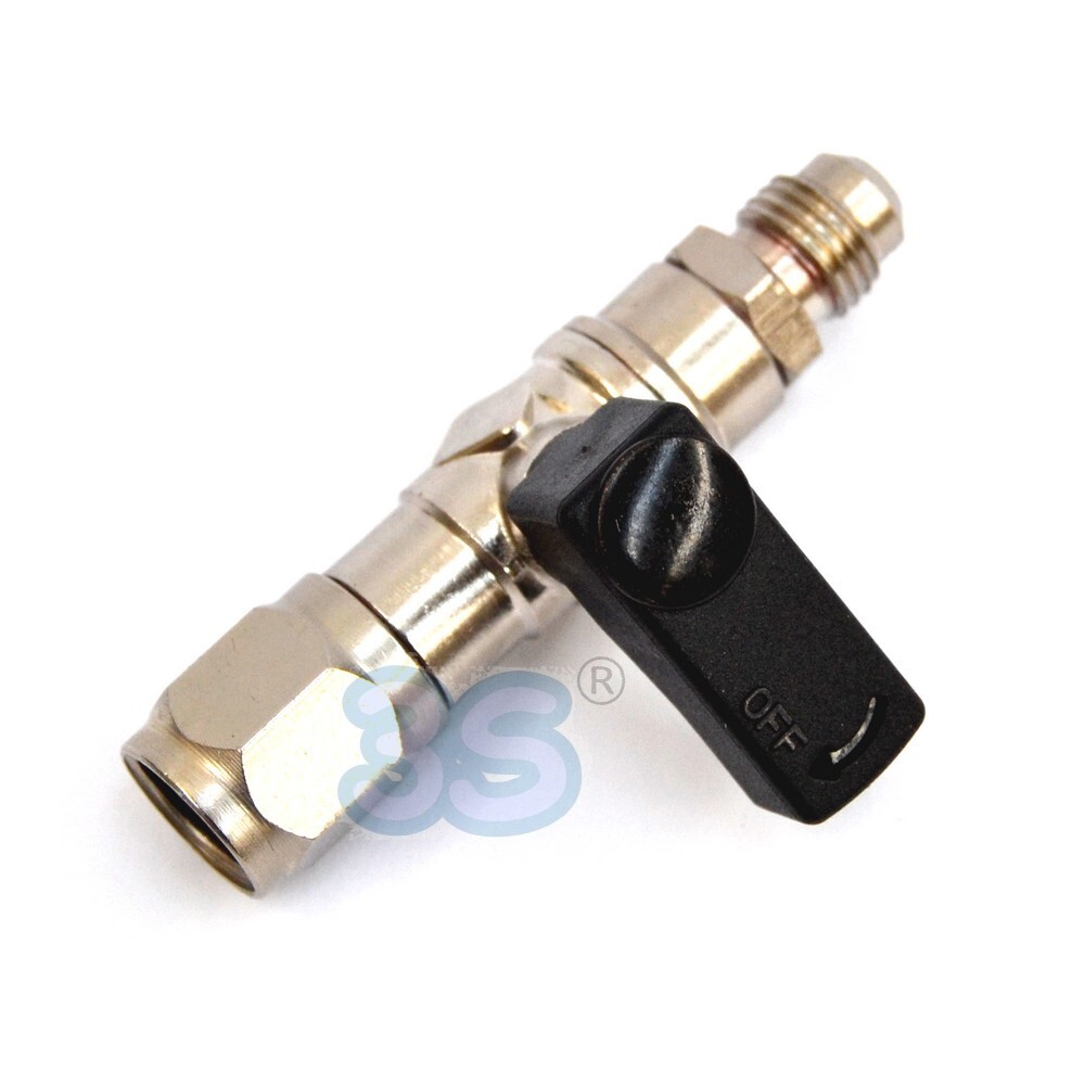 Rubinetto 1/2'' ACME sinistro fisso femmina x 1/4'' sae maschio - per bombolette