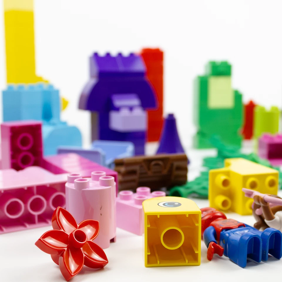 乐高 Duplo 批量 130 件以上 红色 橙色 黄色 绿色 蓝色 紫色 粉红色 + 阅读 — 第 4/4 张图片