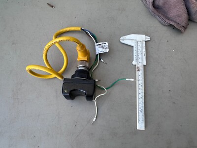 Optical Touch Push Button Sensor w/Turck Mini Fast WKM 50-4M Cable
