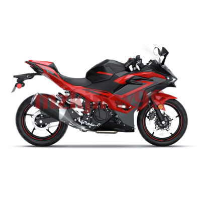 FT インジェクションレッドブラック ABS フェアリング Kawasaki Ninja