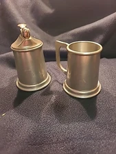 Stieff Pewter P59-5 Lighter And P60-6 Miniature Mug