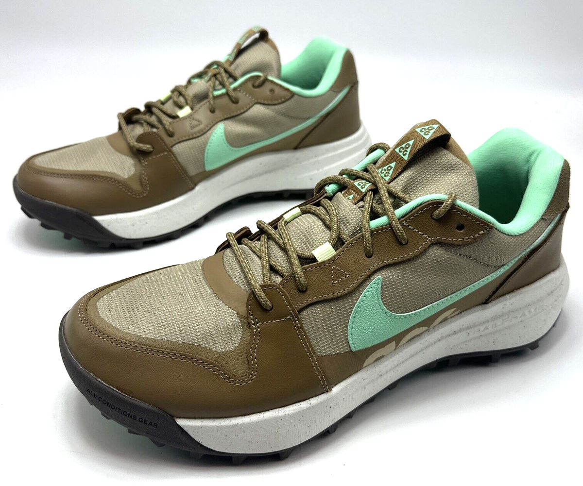 Nike ACG Lowcate Limestone Green Glow Driftwood Brown White  display picture 2