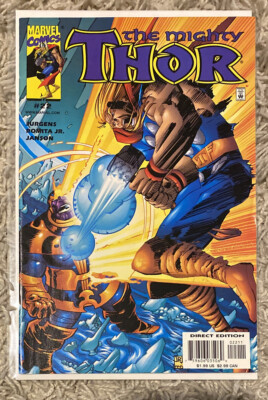  The Mighty Thor #22 Marvel Comics 2000 Thanos Sent In A Cardboard Mailer