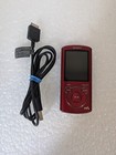 Sony Walkman Mp-3 Nwz-E463 Media Player Maroon Crimson W/Cord Works Great!