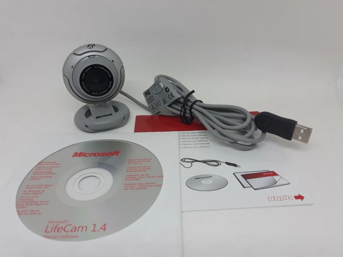Microsoft LifeCam VX 6000 HD Wide Angle 3x Zoom Webcam with LifeCam 1.4 Software