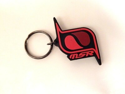 New MSR Dirt Bike Racing Cycle Helmet Gear Advertising Motor Sport Keychain  Ring