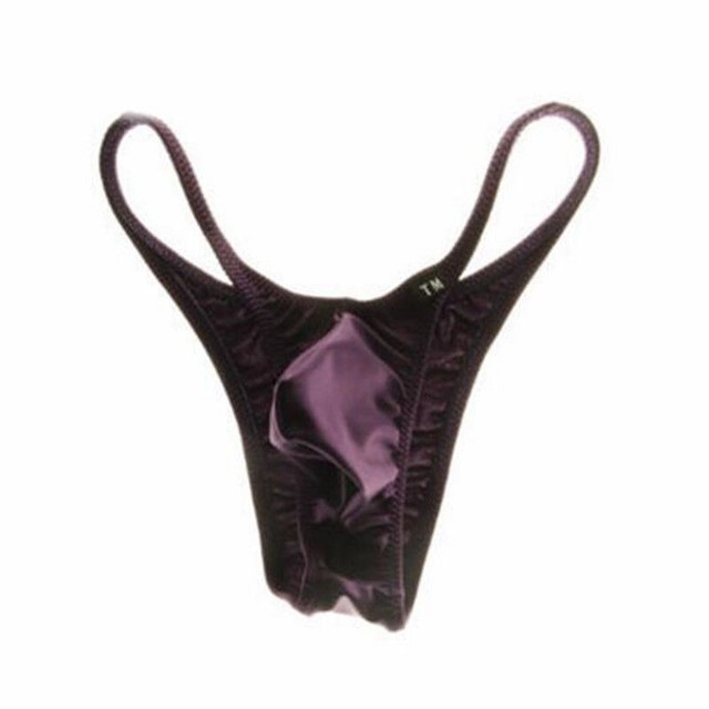 Cheeky string bikini men's underwear with pouch 4 bright colors