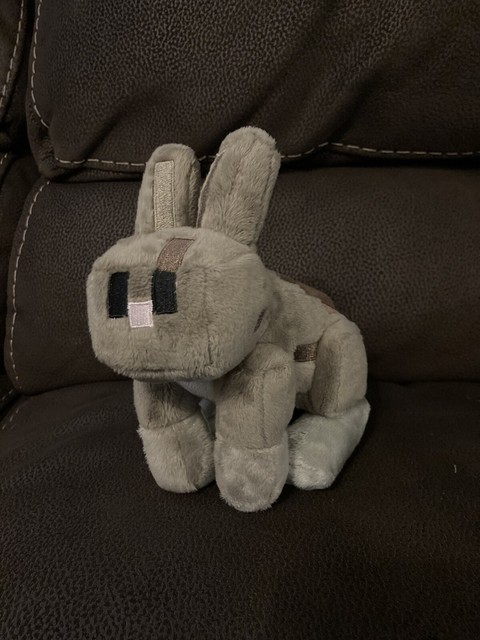 RARE Minecraft Pixel Brown Bunny Rabbit 7