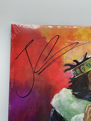 New J. Cole KOD on Red Smoke Vinyl SIGNED Alt Cover Limited