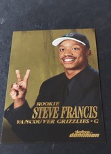 1999-00 Skybox Dominion - Rookie Steve Francis #212 (RC)