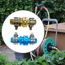 Garden Hose Repair Connector Male and Female with Clamps