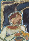 2 PART - ACEO Original Art – Jesus & Judas at the Last Supper – John 13:26–27 — photo 2