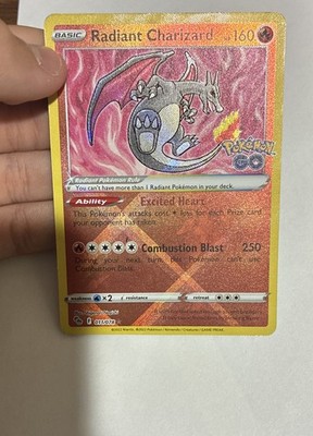 Radiant Charizard 011/078 Pokémon GO Holo