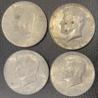 Kennedy Half Dollar: Lot of 4 Circulated 50C 40% Silver. 1965 1966 1967 1968D