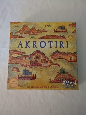 Akrotiri - 2-Player Card/Board Game by Z-Man Games - 100% Complete - VGC