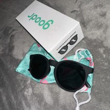 Goodr Sunglasses  It  s Not Black It  s Obsidian   Black Frame Black Lens