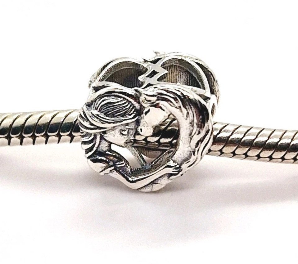 Dije para niñas amantes de los caballos genuino plata de ley S925