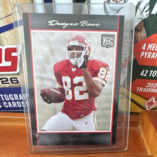 Topps 2007 Bowman Dwayne Bowe #148 Kansas City Chiefs Rookie Card RC. rookie card picture