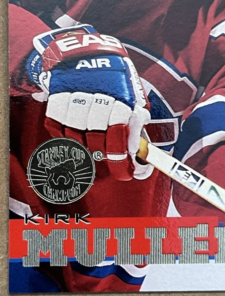 1994-95 STADIUM CLUB STANLEY CUP CHAMPION EDITION - KIRK MULLER #130 **RARE** - Image 2 of 3