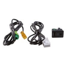 Car USB Audio Input Cable Adapter Plug Kit For B6 B7