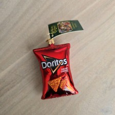 Old World Christmas Glass Doritos Nacho Cheese Chips Christmas Tree Ornament NWT